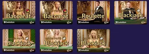 ギャンボラのVIPテーブル