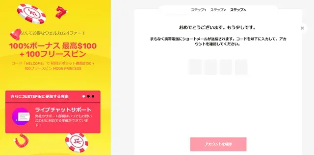 ジャストスピン　承認