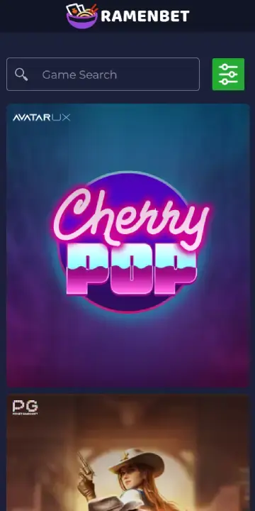 ラーメンベット スロットページ（モバイルビュー）