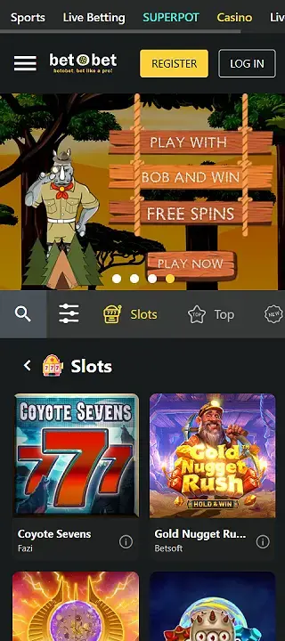 ベットオーベット・スロット（モバイル版）