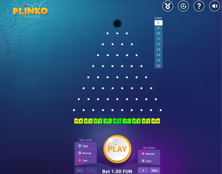 bgaming Plinko